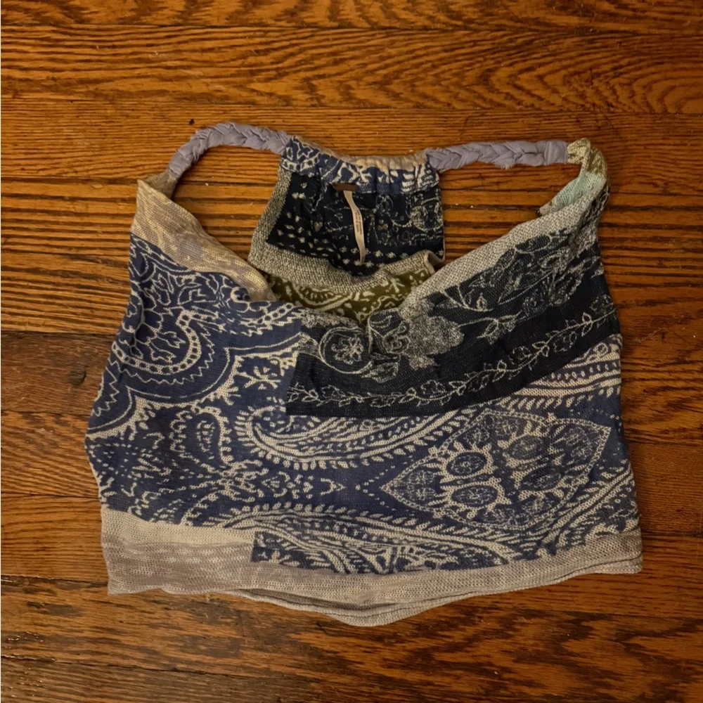 Free people multicolored crop top size XS